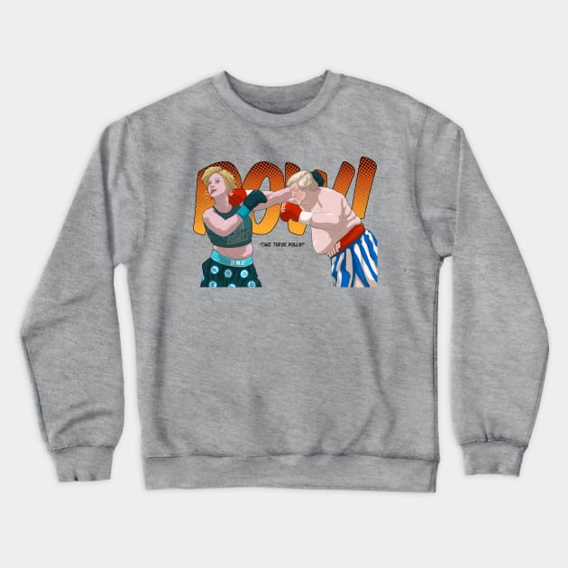 Clinton vs Trump Crewneck Sweatshirt by Juggertha